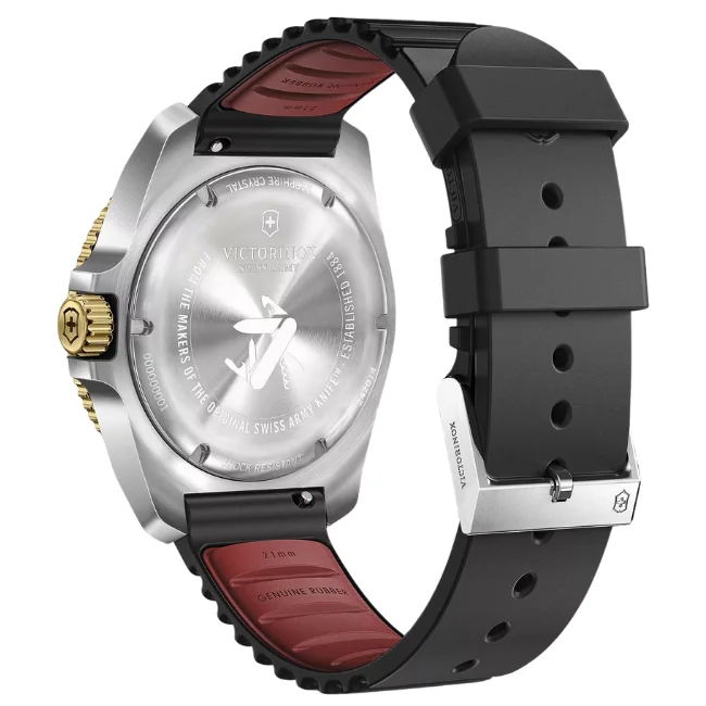 Victorinox Stainless Steel Black Round Watch 242014