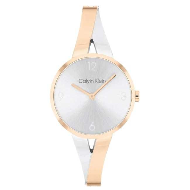 Calvin Klein Women Quartz Silver White Watch 25100028