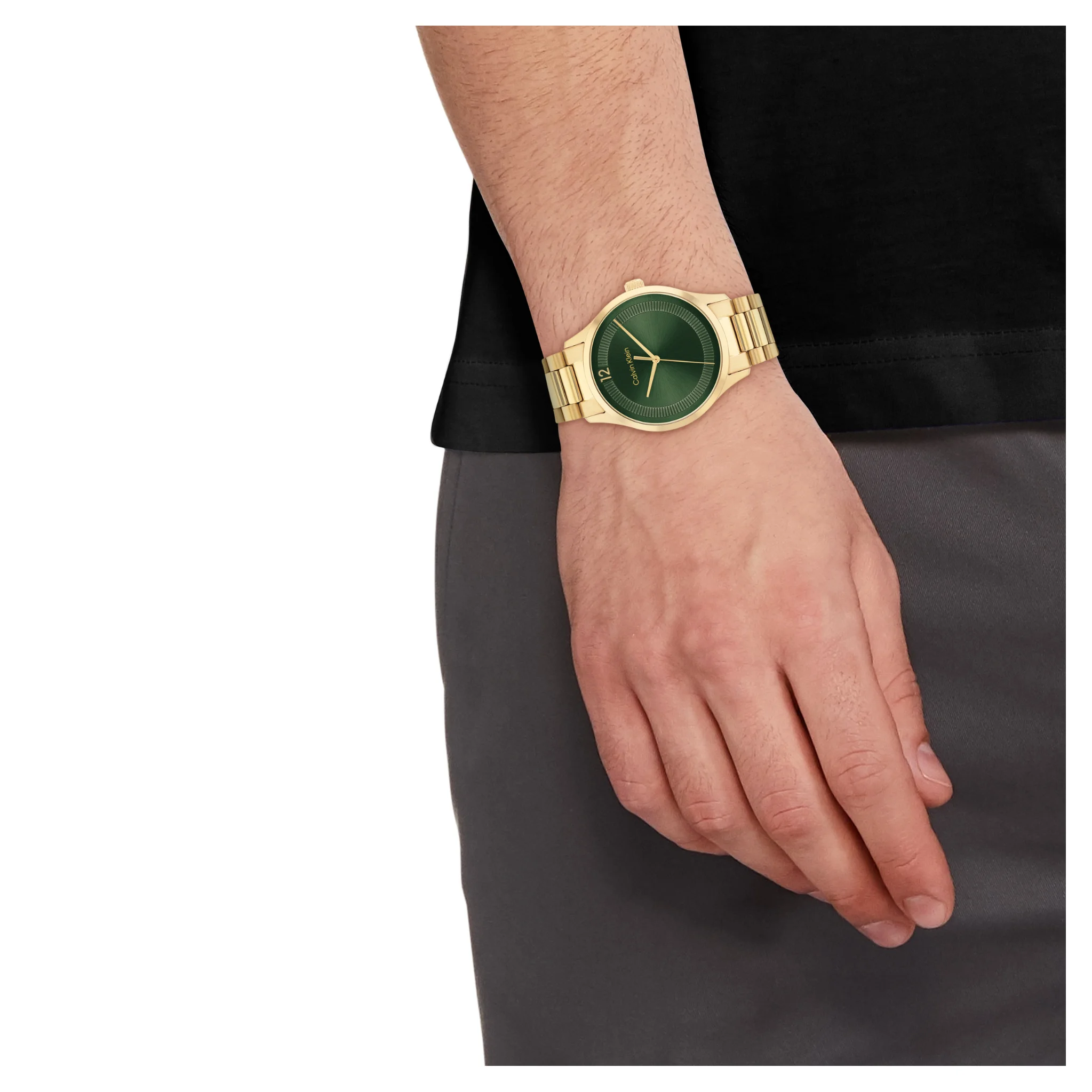 Calvin Klein Unisex Quartz Green Watch 25200229