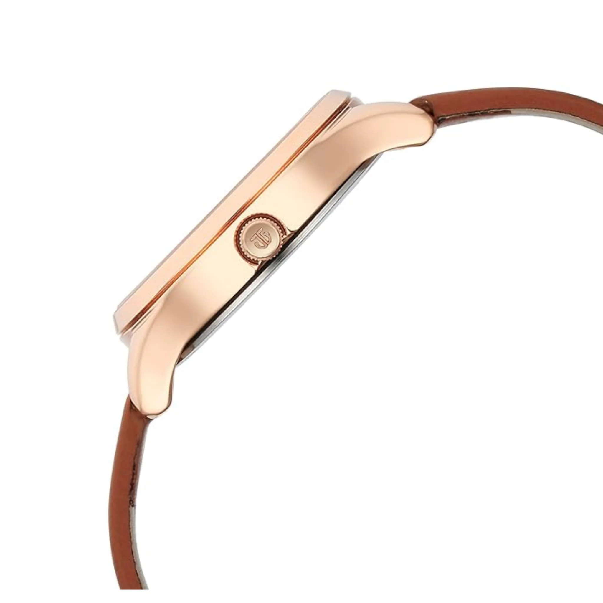 Titan Women Leather White Round - 2649WL04