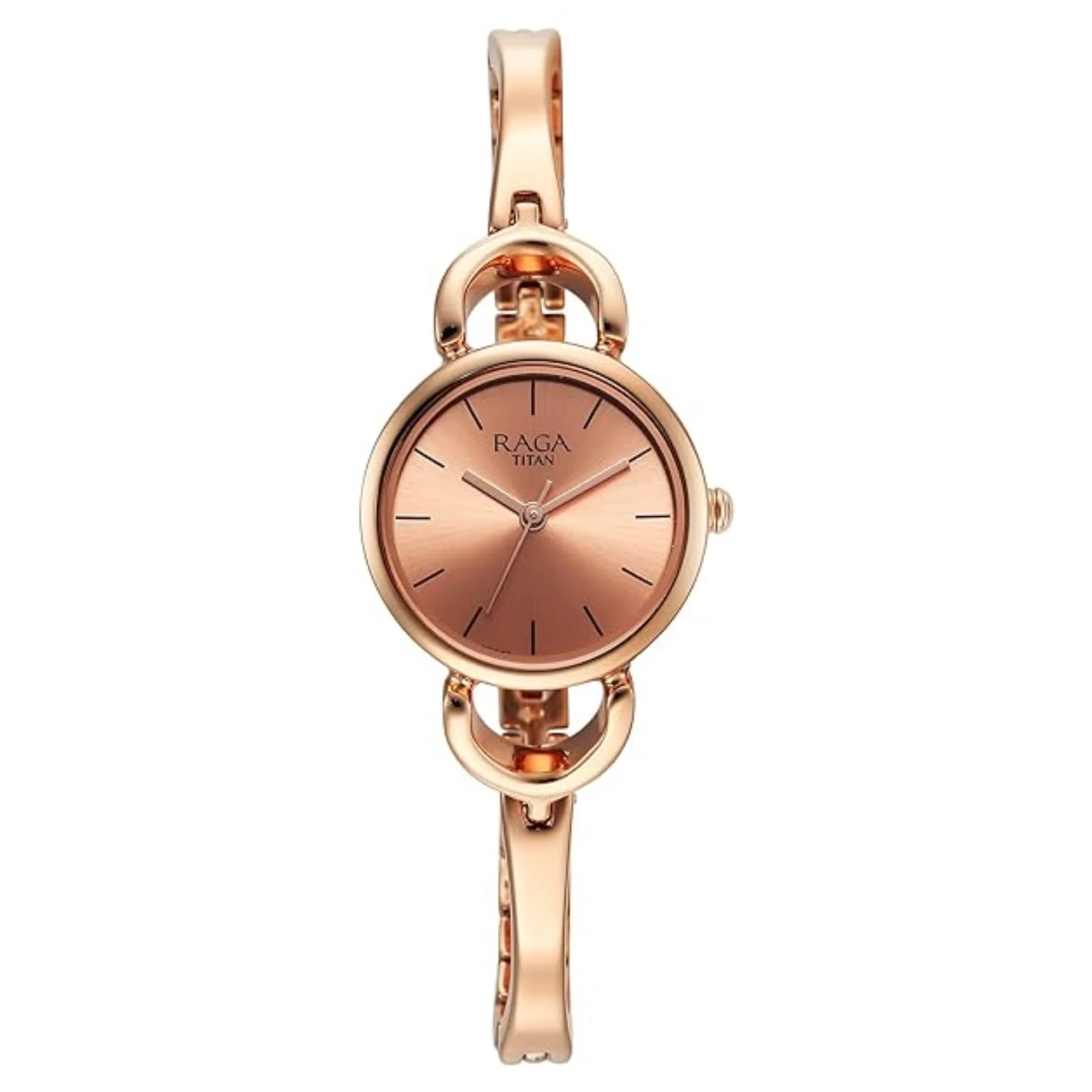Titan Women Brass Rose Gold / Copper Round - 2724WM01