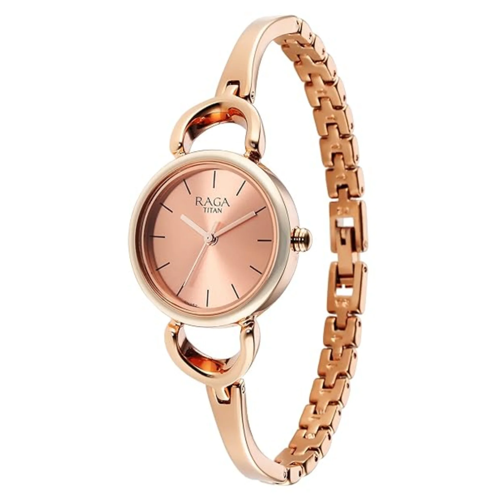 Titan Women Brass Rose Gold / Copper Round - 2724WM01