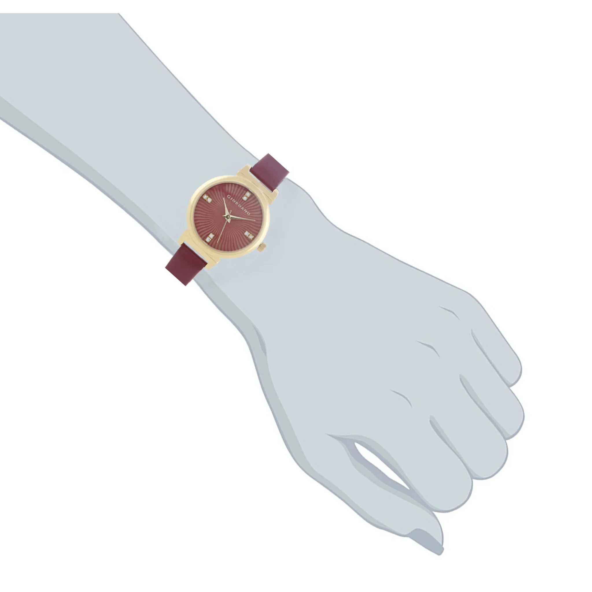 Giordano Analog Wrist Watch For Women 2871-01