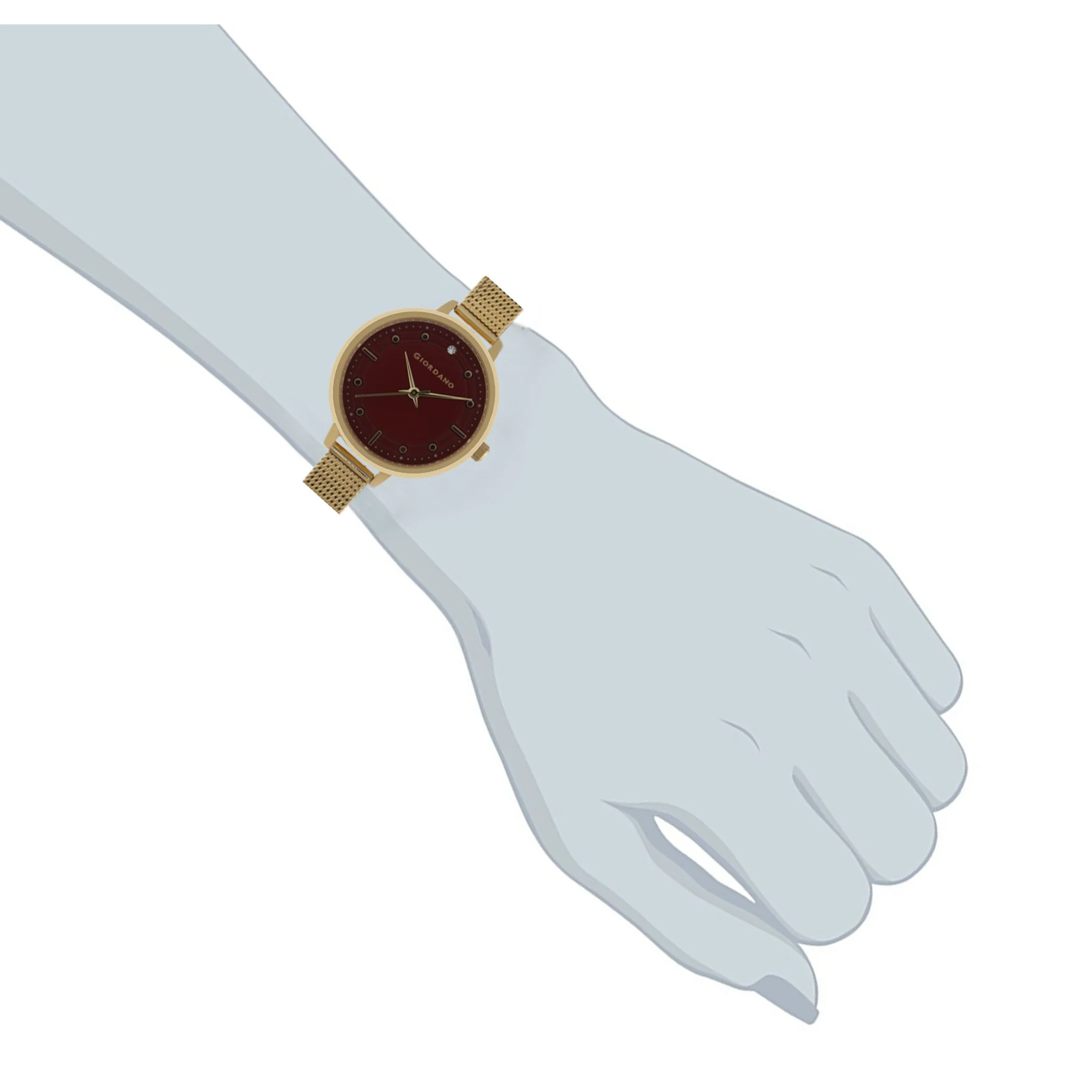 Giordano Analog Wrist Watch For Women 2872-33