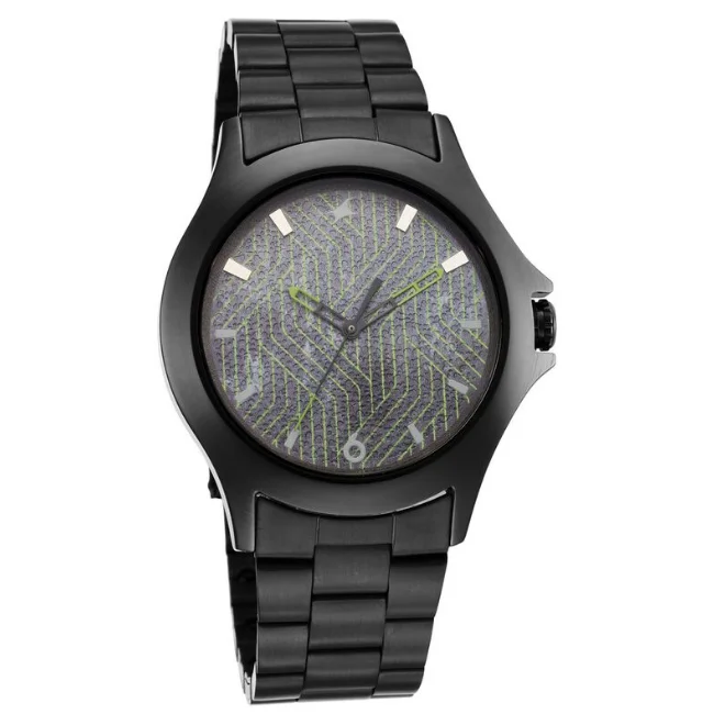 Fastrack Round Black Male 3220NM01 Watch