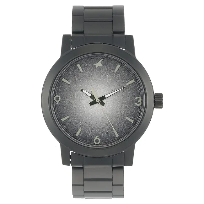 Fastrack Round Black Male 3245NM02 Watch