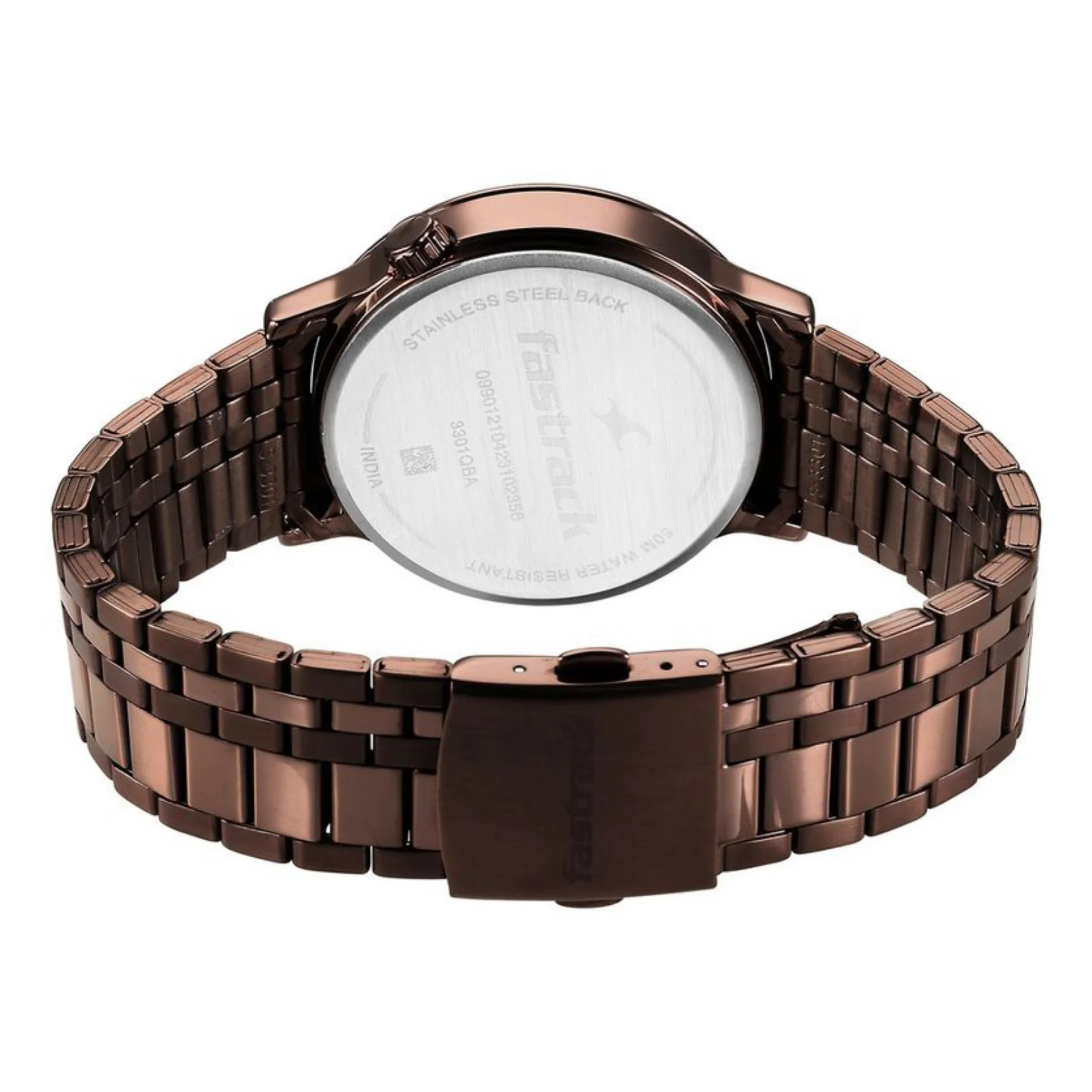 Fastrack Others Brown Male 3301QM01 Watch