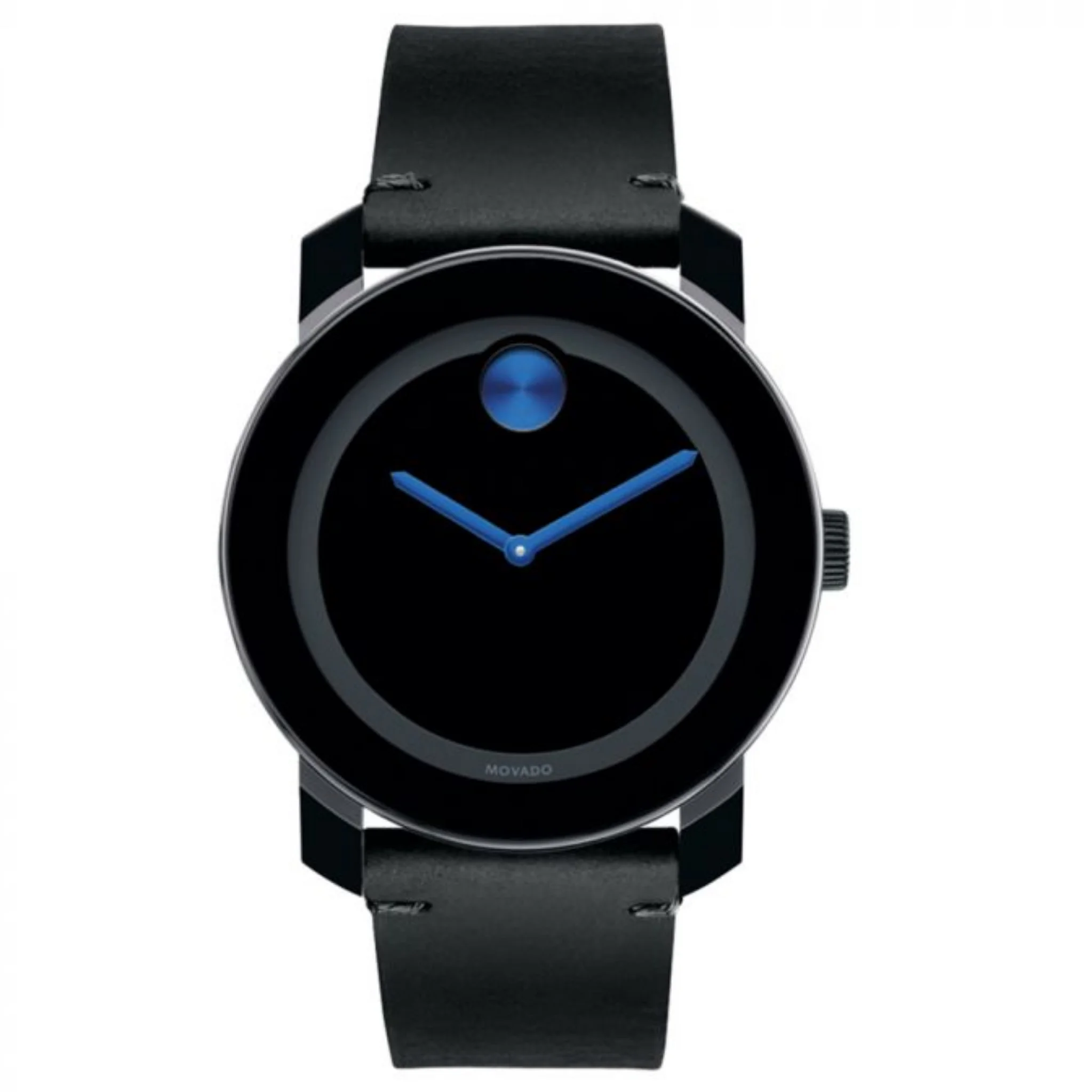 Movado Bold Analog Black Round Dial Men's Watch - 3600307