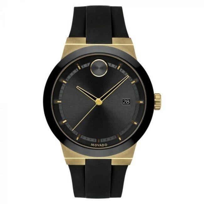 Movado Men Black 42.3 mm Watch (3600623)