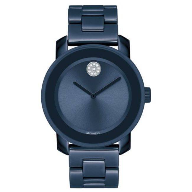 Movado Women Navy 36.3 mm Watch