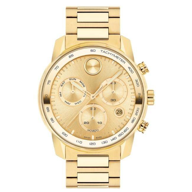 Movado Men Gold 44 mm Watch