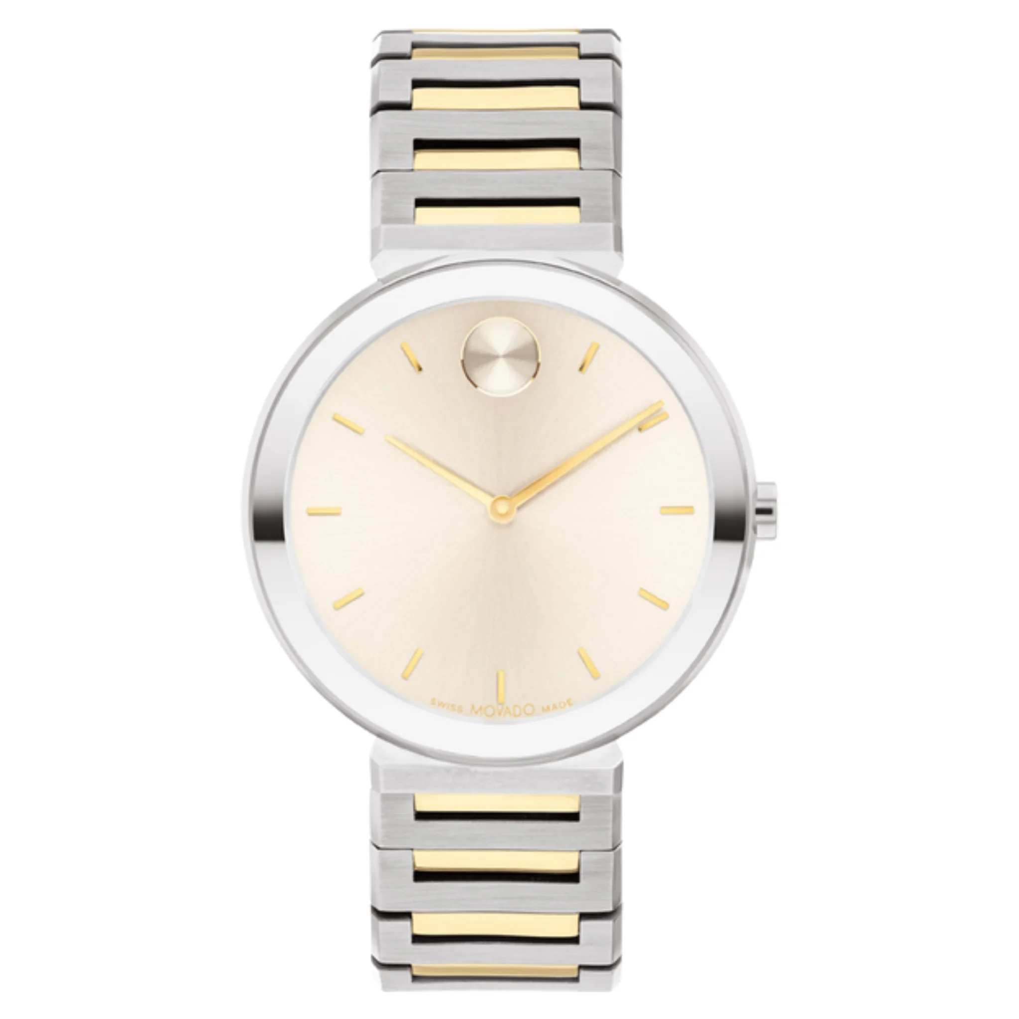 Movado Bold Analog Grey Round Dial Women's Watch - 3601091