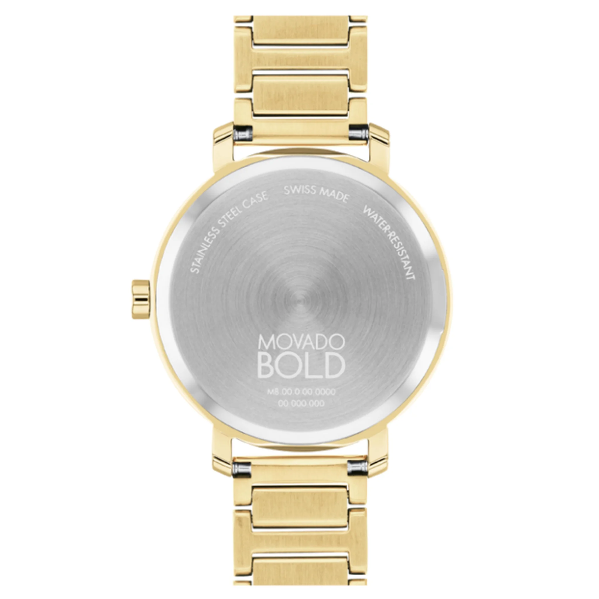 Movado Bold Analog Gold Round Dial Women's Watch - 3601106