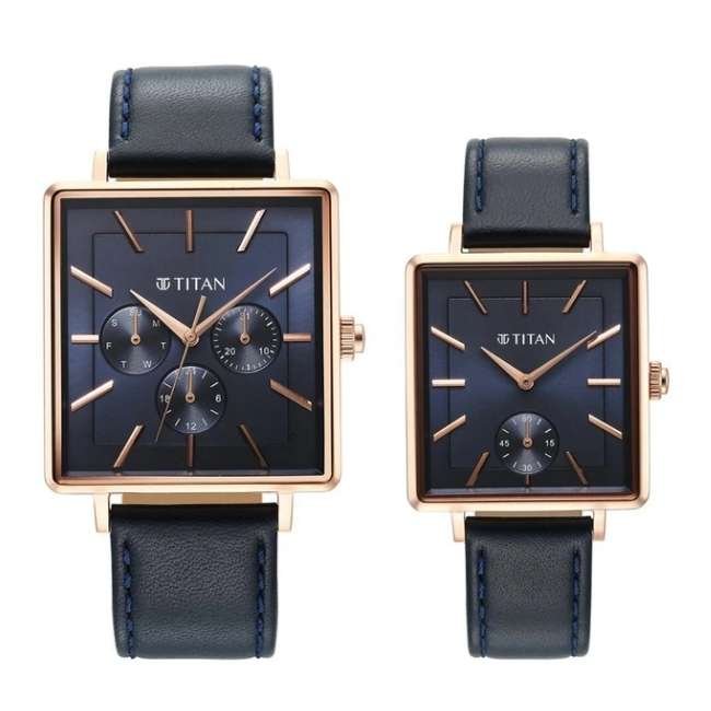 Titan Black Unisex Quartz Watch 9400594205WL01P