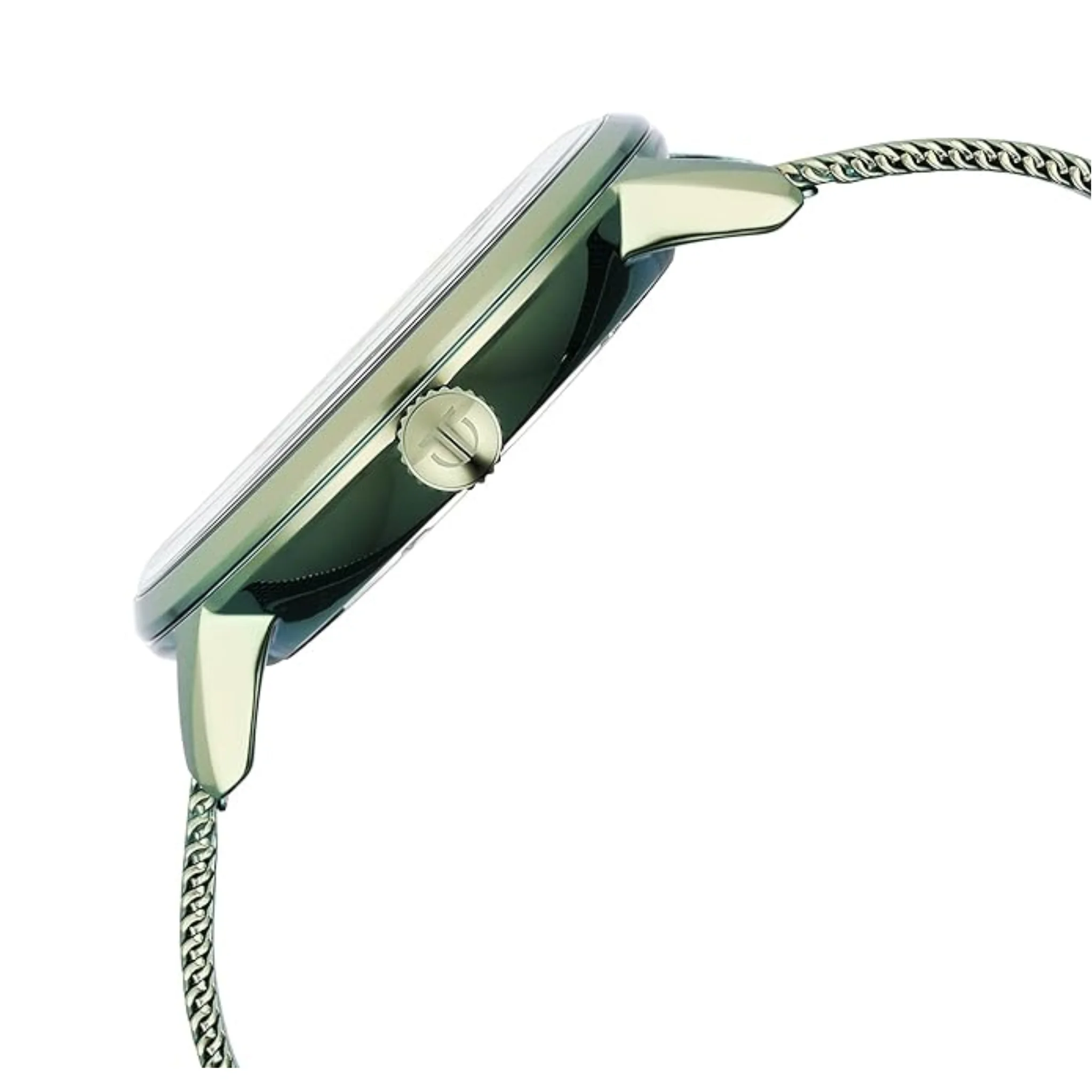 Titan Olive Green Men Quartz Watch 94006QM03