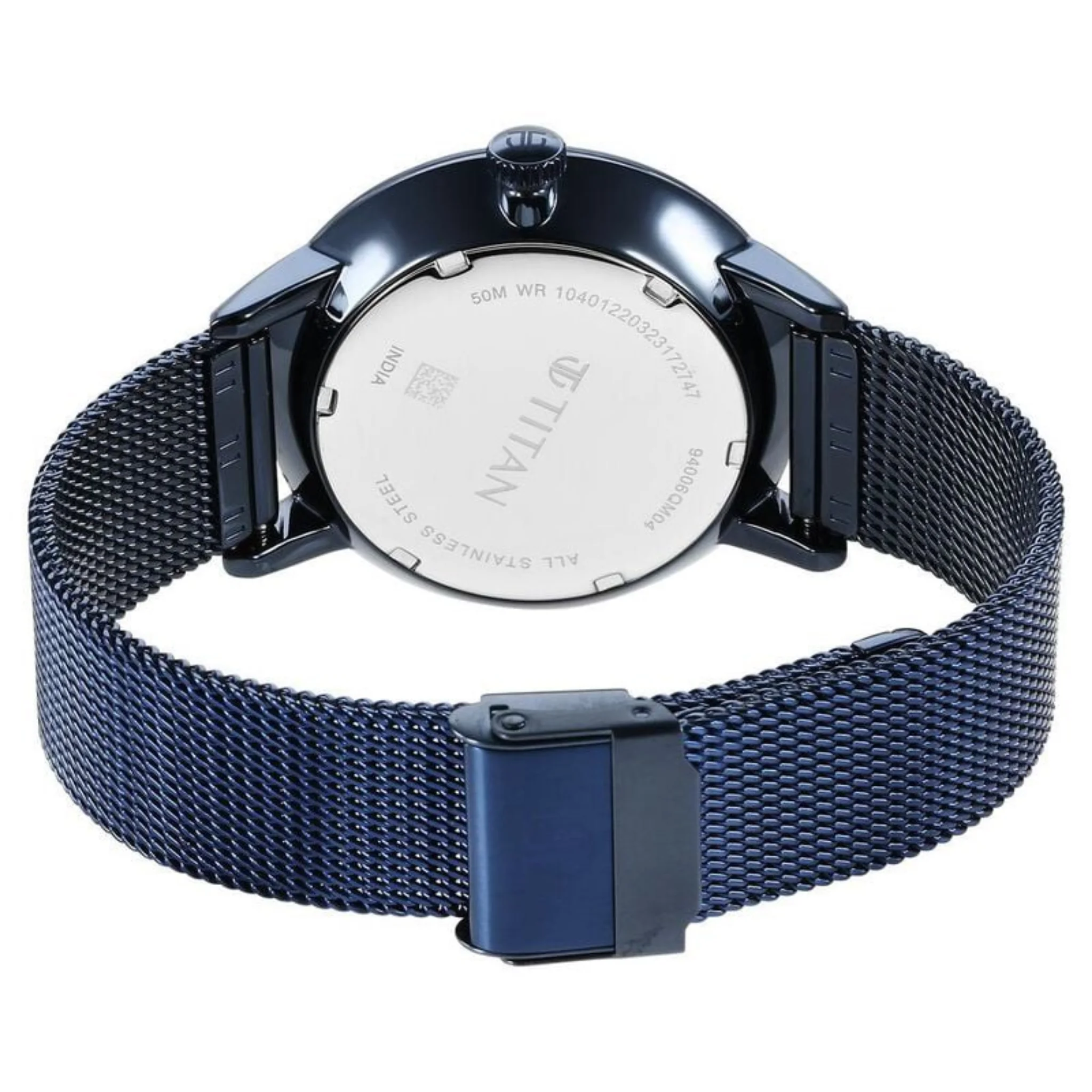 Titan Blue Men Quartz Watch 94006QM04
