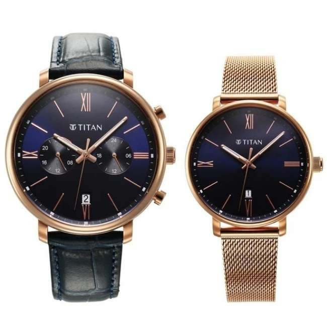 Titan Blue Unisex Quartz Watch 9400794207WZ01P
