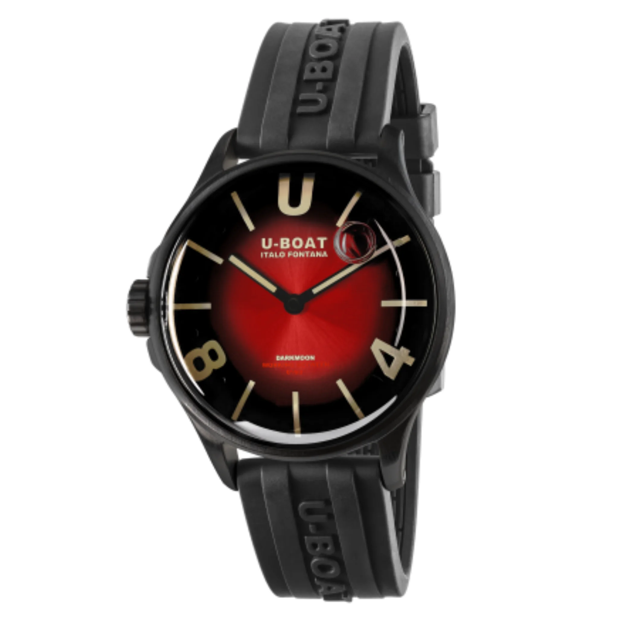 U-BOAT Darkmoon Quartz Red Dial Men's Watch