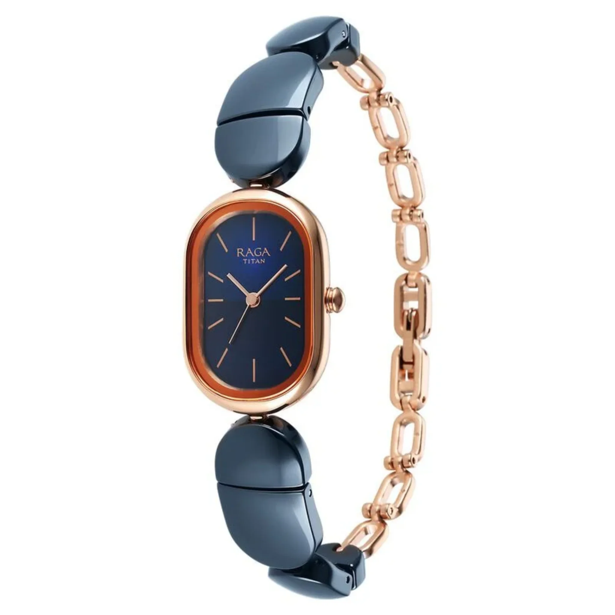 Titan Blue Women Quartz Watch 95147KD01