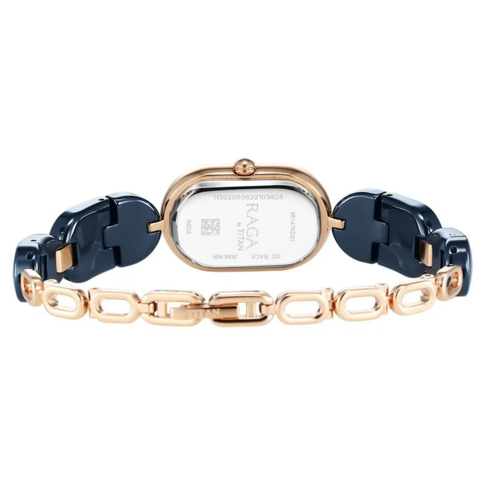 Titan Blue Women Quartz Watch 95147KD01