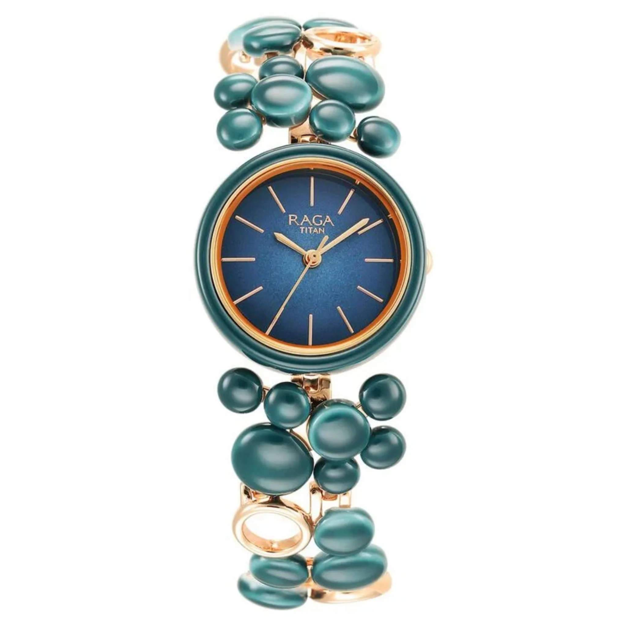Titan Blue Women Quartz Watch 95148KD02