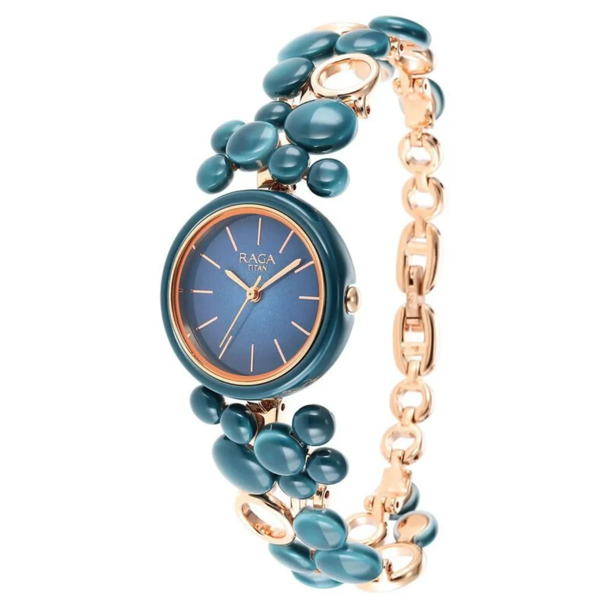 Titan Blue Women Quartz Watch 95148KD02