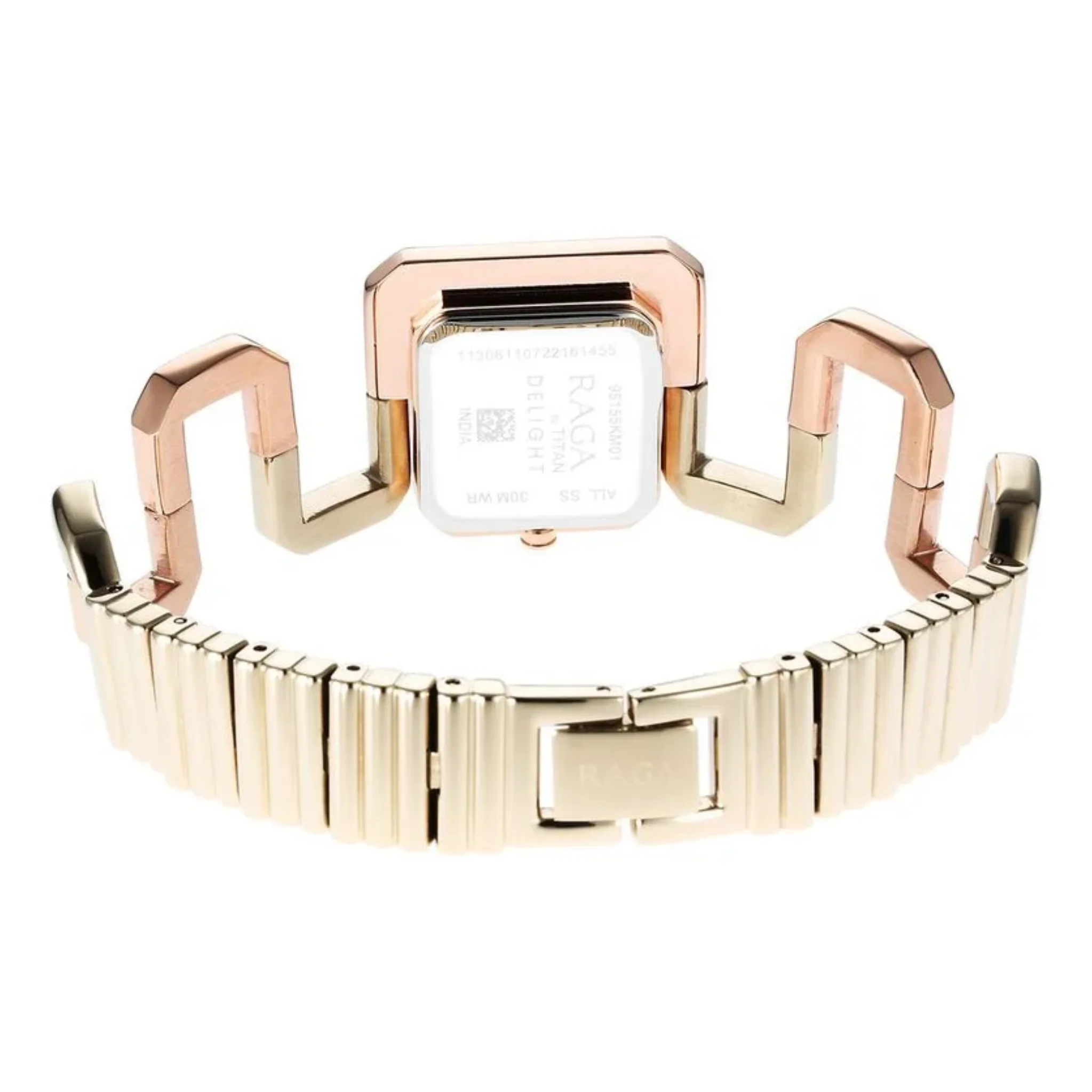 Titan Rose Gold Women Quartz Watch 95155KM01