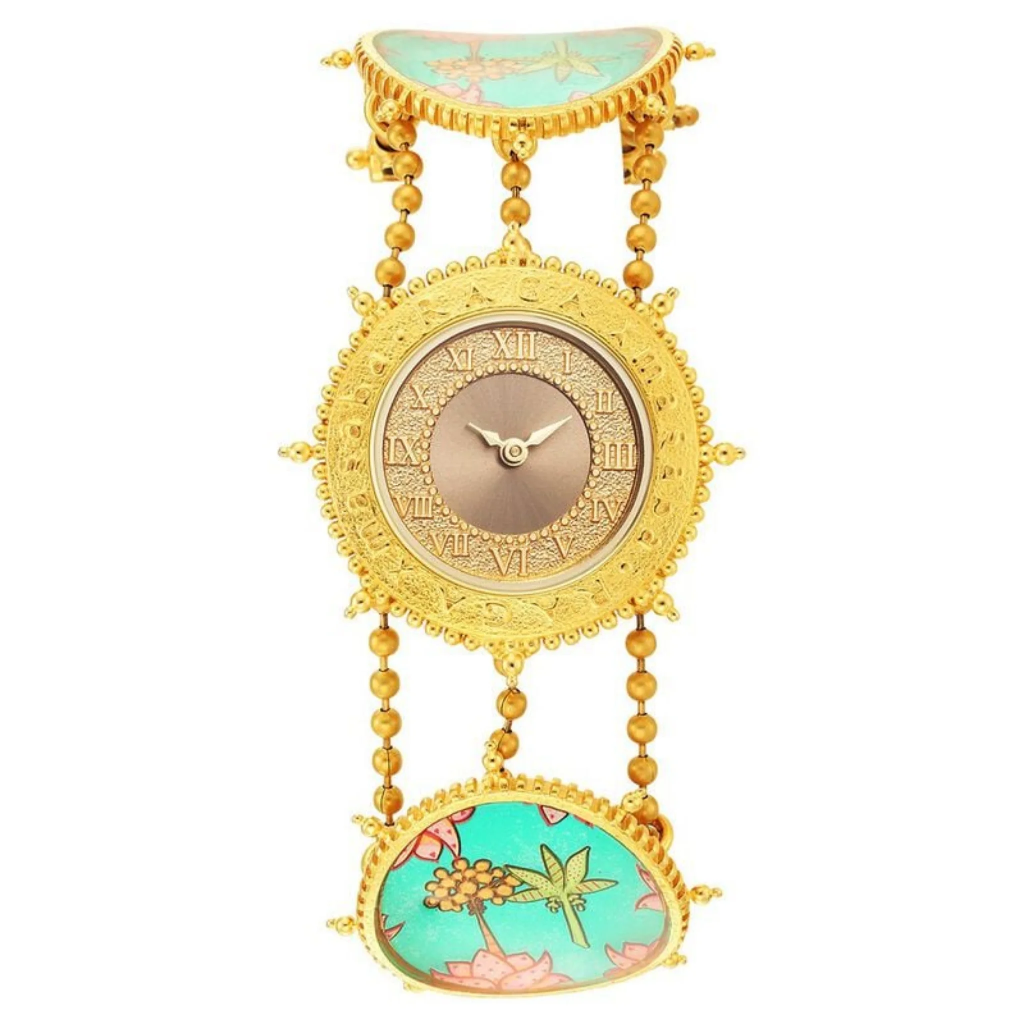 Titan Gold Women Quartz Watch 95167YM01