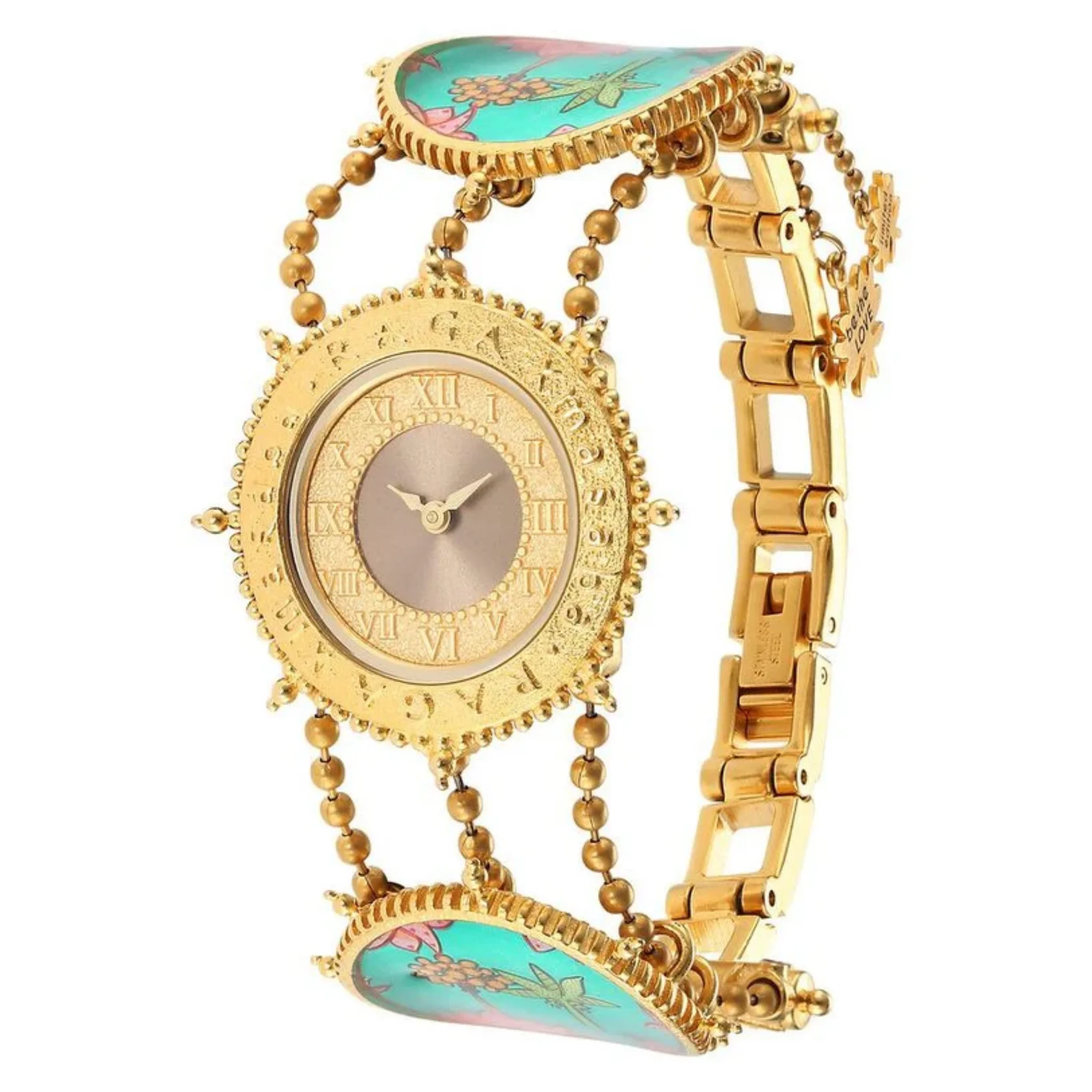 Titan Gold Women Quartz Watch 95167YM01