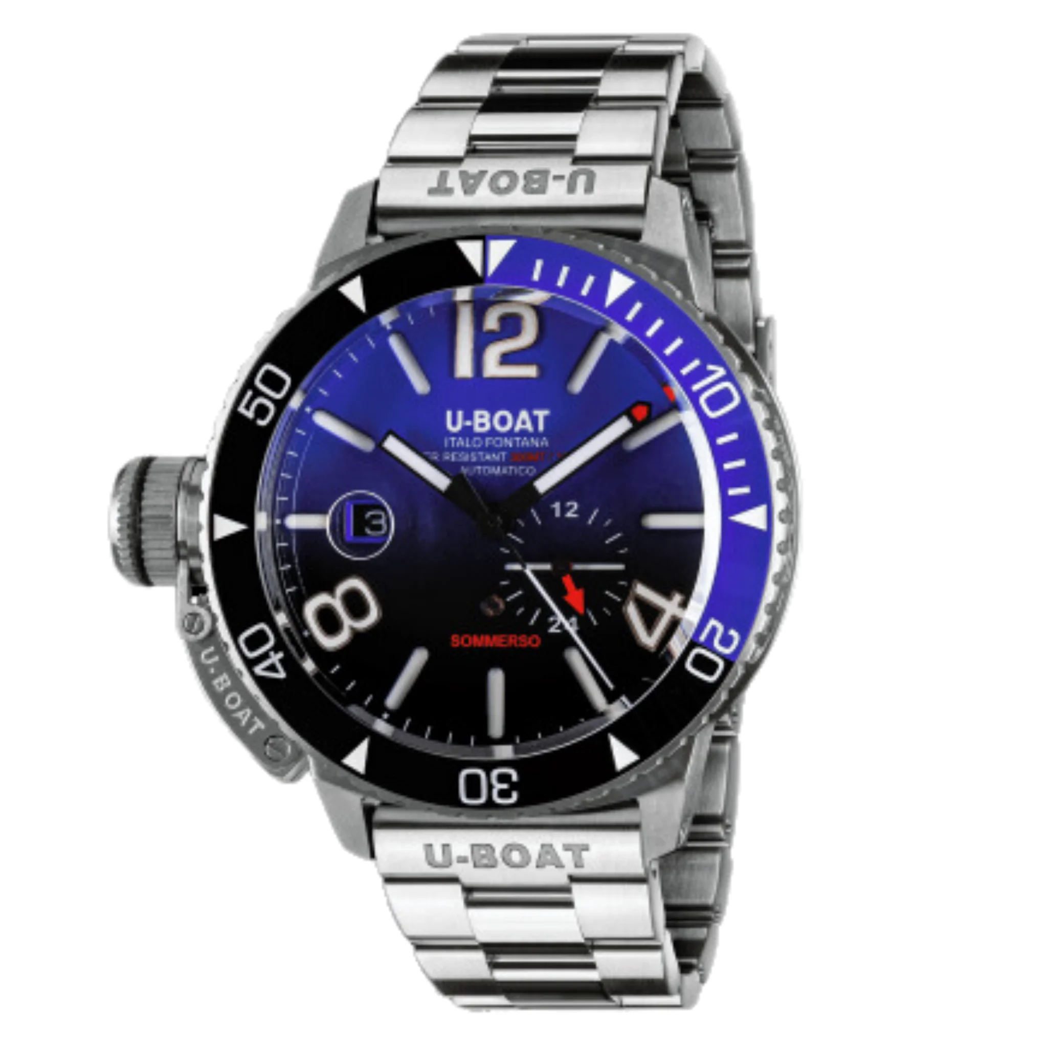 U-BOAT Sommerso Automatic Ref. 9519/MT Blue and Black Dial