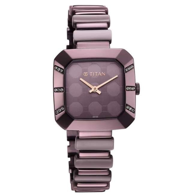 Titan Dusty Lavender Women Quartz Watch 95208QD01