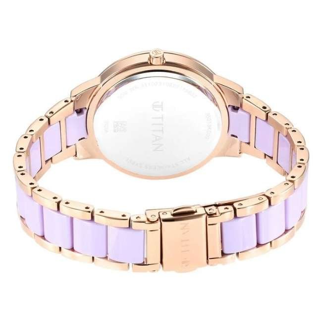 Titan Pink Women Quartz Watch 95213KD02