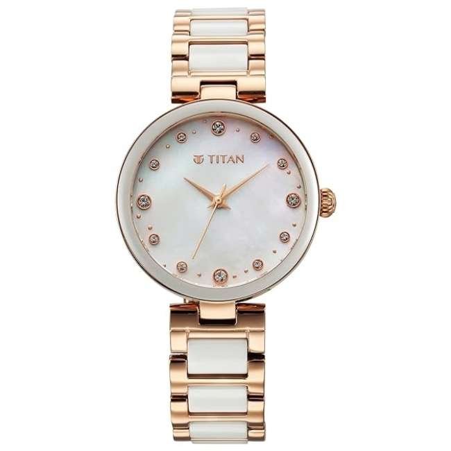 Titan Blue Women Quartz Watch 95213KD03