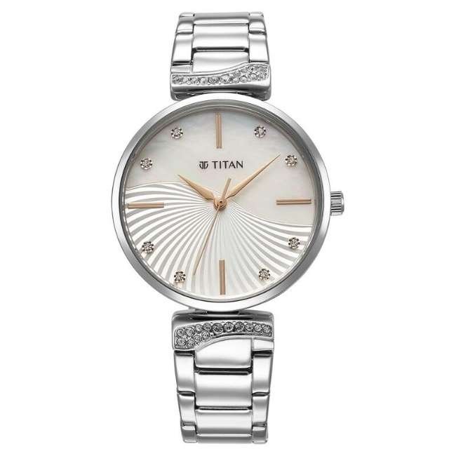Titan MOP Women Quartz Watch 95237SM01