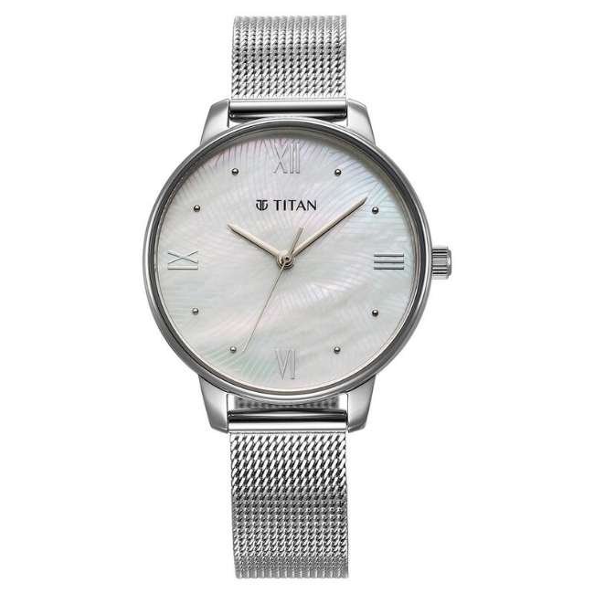 Titan MOP Women Quartz Watch 95238SM01