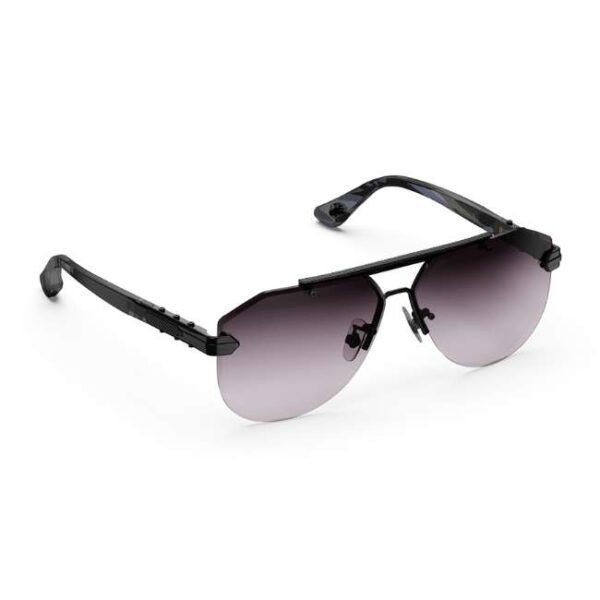 Golden Concept UV Protective Zero Power CR39 Unisex Sunglasses - Bizster Black-AC-SG-BK-BK-BIZSTER