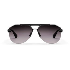 Golden Concept UV Protective Zero Power CR39 Unisex Sunglasses - Bizster Black-AC-SG-BK-BK-BIZSTER