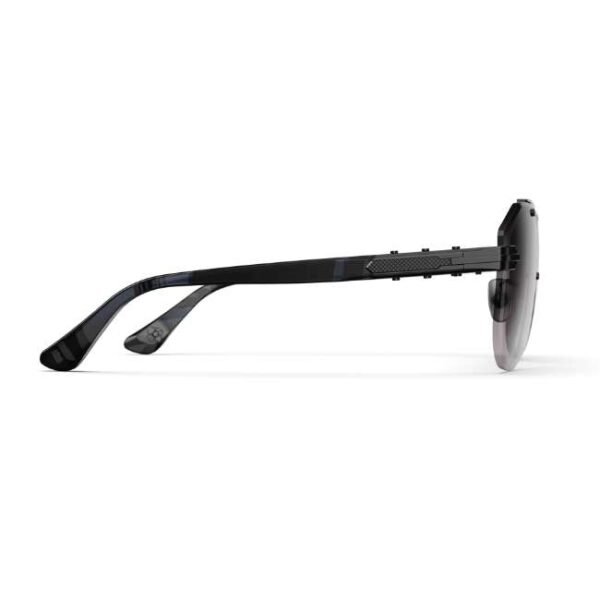 Golden Concept UV Protective Zero Power CR39 Unisex Sunglasses - Bizster Black-AC-SG-BK-BK-BIZSTER