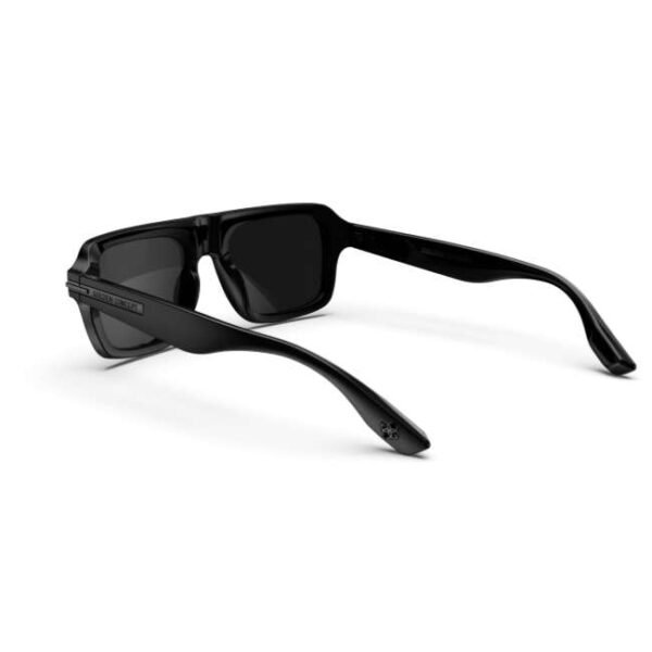 Golden Concept UV Protective Zero Power CR39 Unisex Sunglasses - Dude Black-AC-SG-BK-BK-DUDE