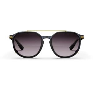 Golden Concept UV Protective Zero Power CR39 Unisex Sunglasses - Entrepreneur Gold-AC-SG-BK-G-ENTREPRENEUR