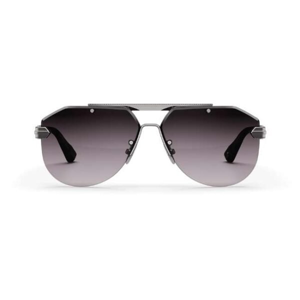 Golden Concept UV Protective Zero Power CR39 Unisex Sunglasses - Bizster Silver-AC-SG-BK-SL-BIZSTER