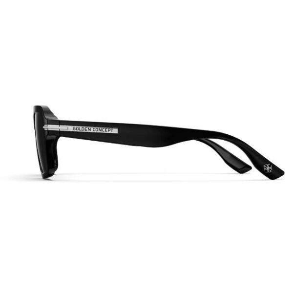 Golden Concept UV Protective Zero Power CR39 Unisex Sunglasses - Dude Silver-AC-SG-BK-SL-DUDE