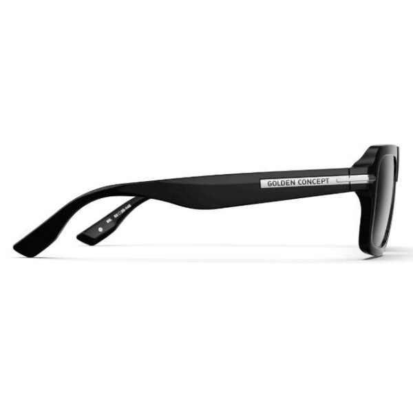 Golden Concept UV Protective Zero Power CR39 Unisex Sunglasses - Dude Silver-AC-SG-BK-SL-DUDE