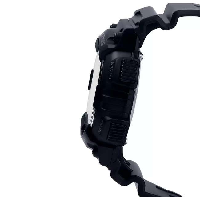 Casio Round Men Black Watch AD218