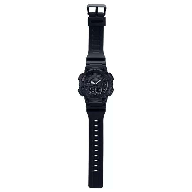 Casio Round Men Black Watch AD218