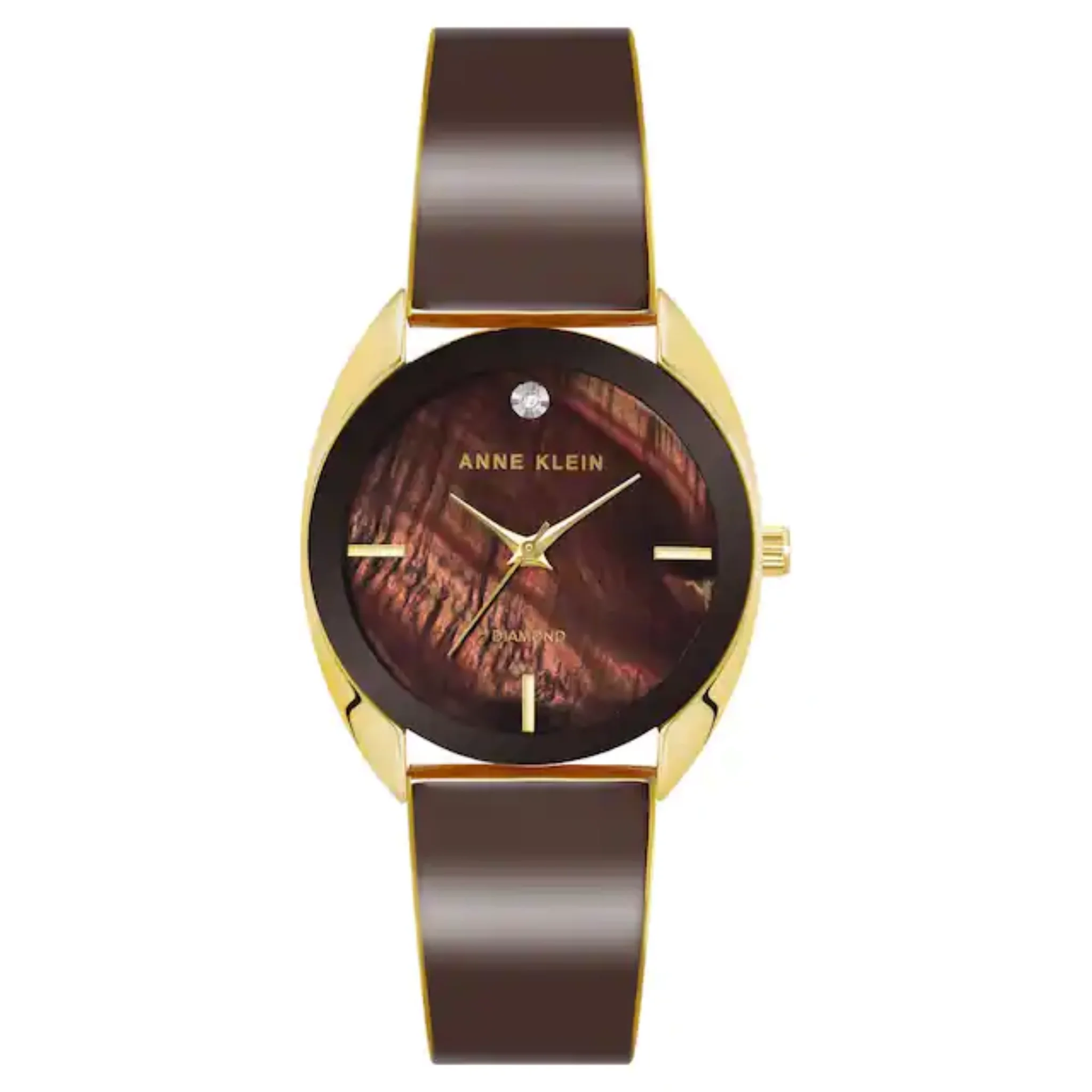 Anne Klein Brown Dial Watch - AK 4040GPBN