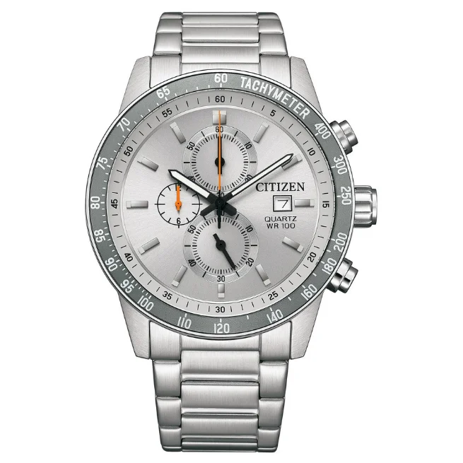 Citizen Quartz Grey Watch For Men -AN3688-58H