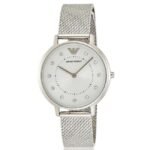 Emporio Armani Round Silver Women Watch Ar11128
