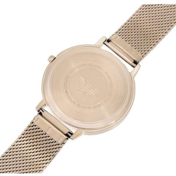 Emporio Armani Round Pink Women Watch Ar11129