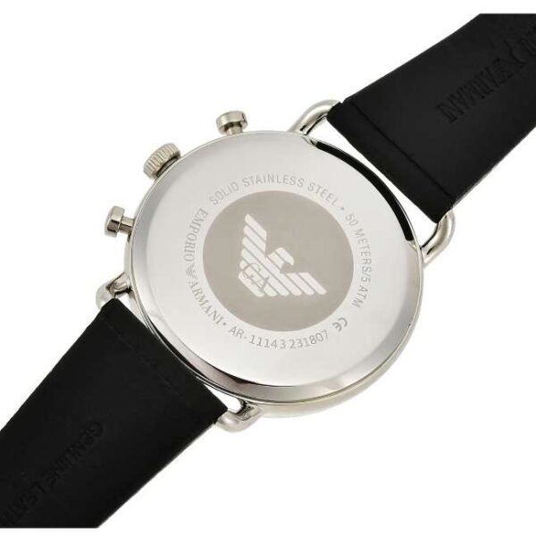 Emporio Armani Round Black Men Watch Ar11143